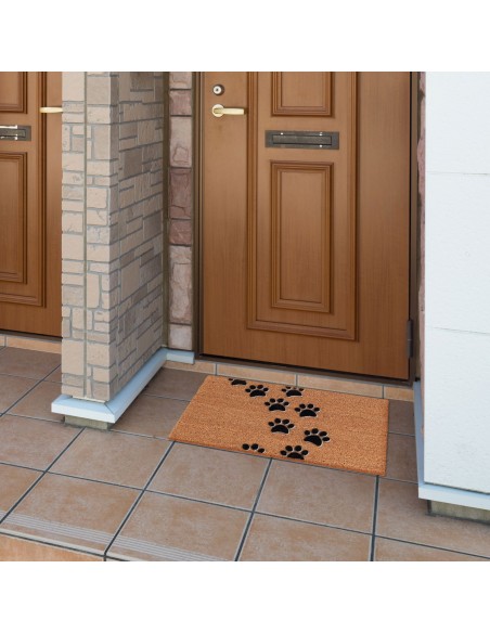 Zerbino ingresso simpatico in cocco naturale 40X70 cm. FLOK