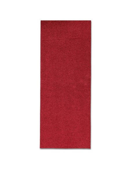 Tappeto corsia passatoia resinata taglio a vivo LUREX RED CARPET