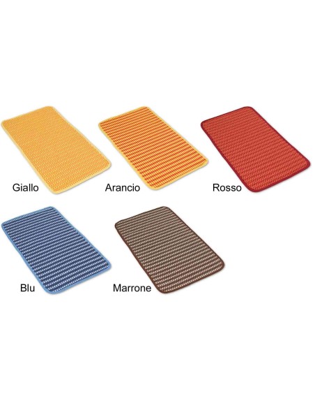 Tappeto misto cotone 46x80 cm. WANNY COLOUR DOUBLE FACE