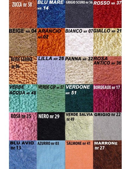 Olimpo tappeto per bagno quadrato cm 65x65