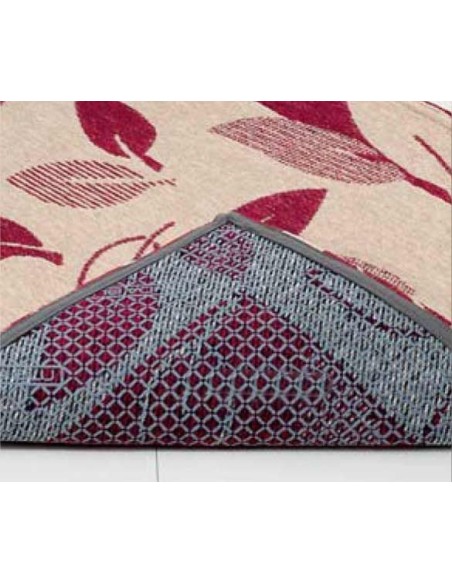 Trama & Ordito FOGLIE tappeto multiuso cm 100x150 Jacquard ciniglia