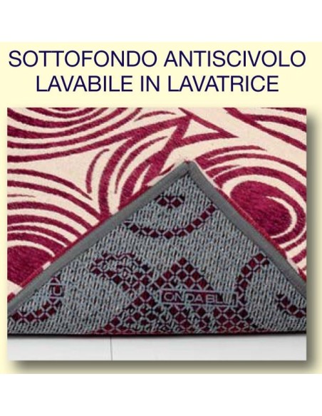 Trama & Ordito RICCIOLI tappeto multiuso cm 100x150 Jacquard ciniglia