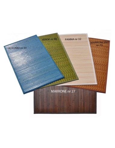 Bamboo Tamburato tappeto passatoia cm 50x75