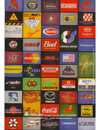 My logo zerbino stampato personalizzato cm 85X150