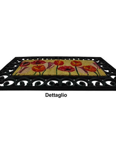 Zerbino intercambiabile gomma e cocco cm 45X75 DUPLO